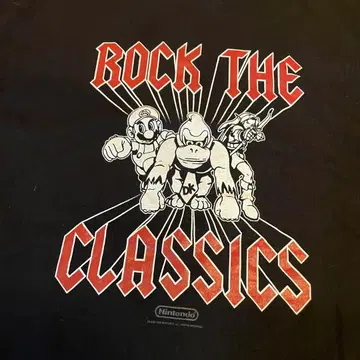 00s 닌텐도 ROCK THE CLASSIC 티셔츠 L 사이즈
