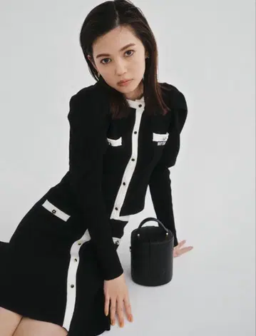 LILY BROWN x mary quant 콜라보 니트 셋업