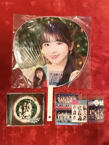 NiziU 니쥬 미이히 부채 트레이딩 카드 CD 세트