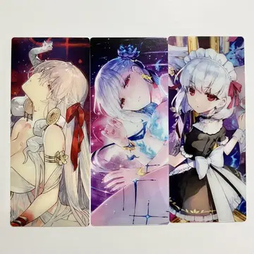 FGO 최종 재림전 편성 화면풍 카드 카마 두르가 3점