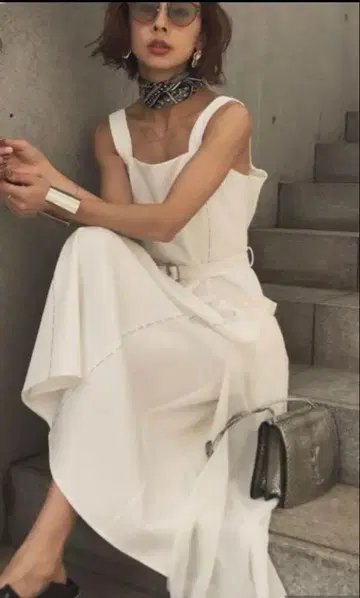 [ AMERI ] BIG POCKET STITCH DRESS
