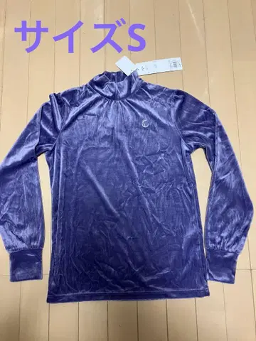 새상품 캘러웨이 레드 라벨 벨루어 셔츠 퍼플 사이즈 S