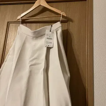 ZARA 플레어 스커트 롱 화이트 흰색 택 포함 새상품