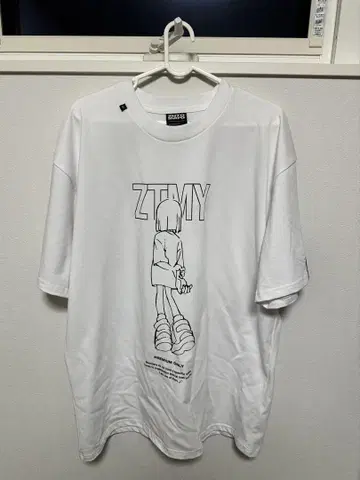 계속 한밤중이면 좋을 텐데 zutomayo T셔츠 화이트
