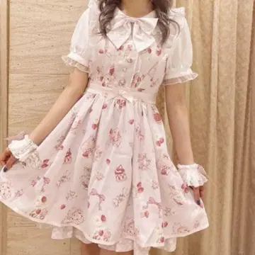 LIZLISA 스트로베리 티 파티 원피스