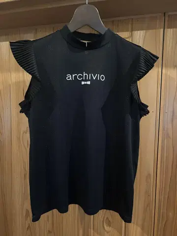 사이즈: 40 ARCHIVIO 알치비오 슬리브리스 셔츠