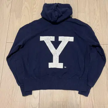 [백 프린트] FRAME WORK YALE 풀오버 후드티