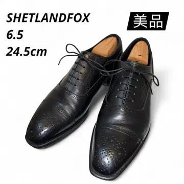 [ 새상품급 ] SHETLANDFOX 버밍엄 세미 브로그 24.5cm