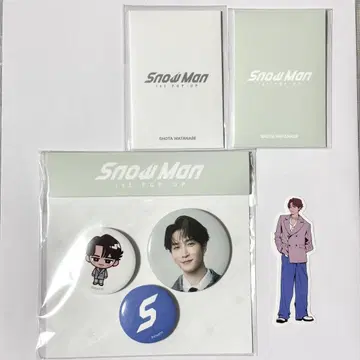 Snow Man 1st POP-UP 한국 와타나베 쇼타 세트