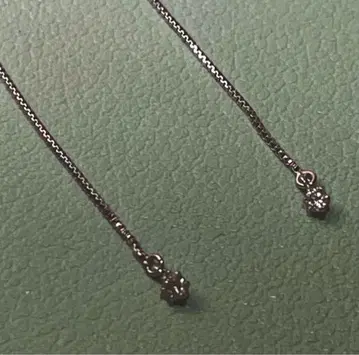 K10 화이트 골드 아메리칸 귀걸이 다이아 0.04ct
