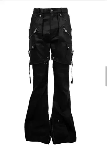Rosen Kreuz SIDEBELT DOCKING FLARE PANTS