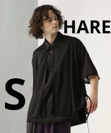 [ 즉시 구매 가능 ] HARE 시어 레이어드 셔츠 S 하레