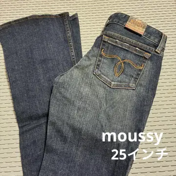 moussy 새상품 부츠컷 데님 25 빈티지 일본제 스트레치
