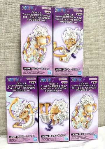 원피스 월드 컬렉션 루피 기어5 메탈릭 컬러ver. 5세트