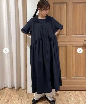 SM2 튤 레이스 옷깃 원피스 M 사이즈