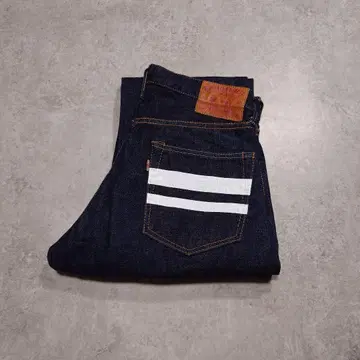 모모타로 진즈 0205SP 출진 데님 다크 네이비 귀 포함 30