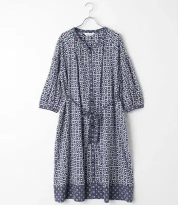 TABASA 정가 39,000원 코튼 블록 프린트 원피스 인도 면