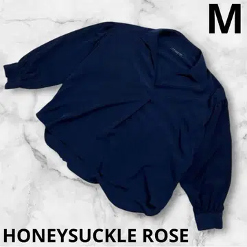 [ HONEYSUCKLE ROSE ] 블라우스 여성용 네이비 루즈핏 M