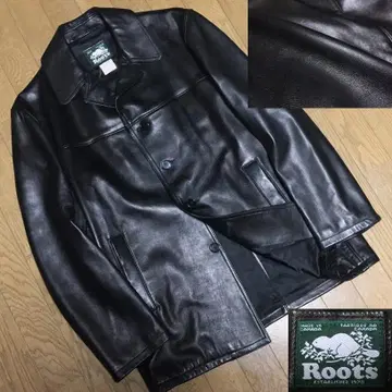 Roots 루츠 캐나다제 양가죽 램 가죽 카코트 자켓 L 블랙