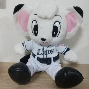 세이부 라이온즈 봉제 인형 정글 대제 레오 앉은 모습