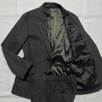 컨디션 최상 그린 라벨 캐주얼 수트 가을/겨울 그레이 트위드조 S 사이즈