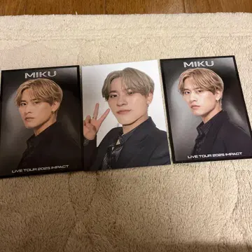 BALLISTIKBOYZ 포토 카드 후카보리 미쿠 시크릿 노멀 2장