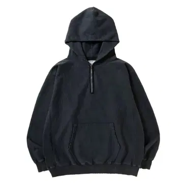 NEXUSVII. DAMAGED HALF ZIP HOODY M