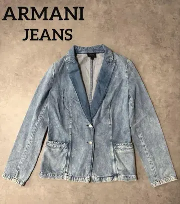 y2k ARMANI JEANS 아르마니 데미지 가공 데님 자켓