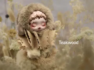 SKULLPANDA 인상주의 티크우드