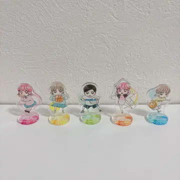 JCS 한정판 푸른상자 아크릴 mini 피규어 5체 세트