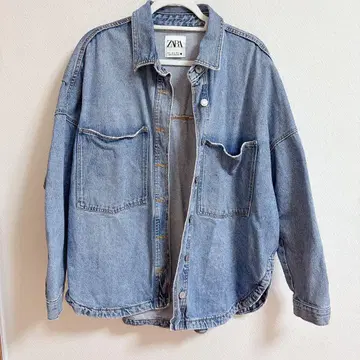 ZARA 데님 셔츠 자켓 XL