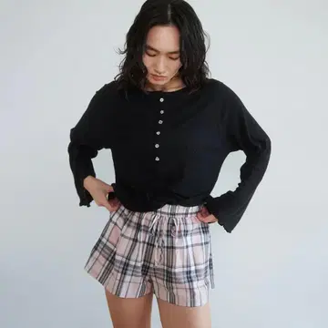 searoomlynn 멀티 체크 숏팬츠