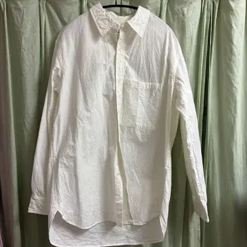 KUON 화이트 긴팔 셔츠
