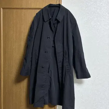 블랙 스텐카라 코트