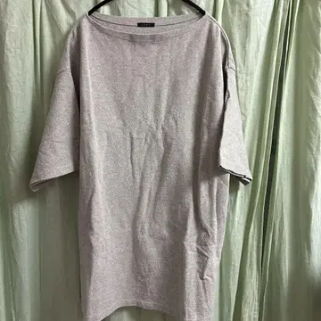 LENO 그레이 오버 사이즈 T셔츠