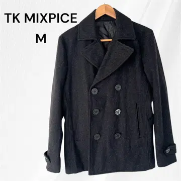 티케이믹스 스파이스 다케오 키쿠치 피 코트 숏 울 코트 M