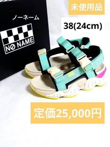 미사용 NO NAME 노네임 볼륨 밑창 샌들 38(24cm)