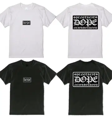 [ 완판템 ] 페네트레이트 DOPE T셔츠 화이트 L사이즈