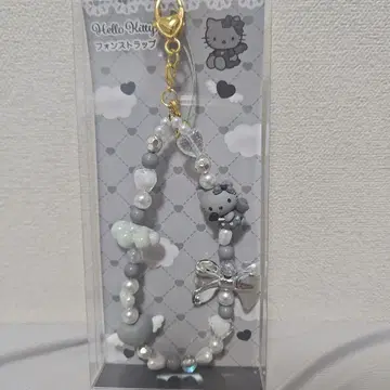 [ 미개봉 새상품 ] 헬로키티 블랙 엔젤 컬렉션 폰 스트랩