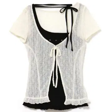 ANDMARY Claire 세트 탑 블랙 정품