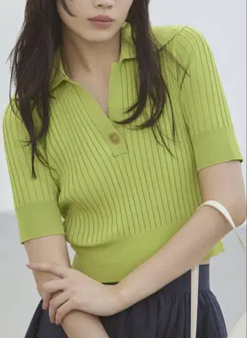 컨디션 최상 프레이 아이디 오픈 카라 폴로 니트