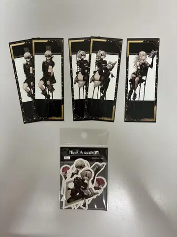 NieR Automata  오토매틱 책갈피 스티커 세트
