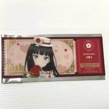러브 라이브 Aqours GiGO 티켓풍 클리어 카드 다이아