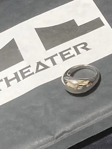 THEATER 극장*볼륨 반지*SILVER925*#9*미사용