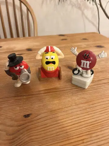 M&M's 스탬프 피규어 3개 세트