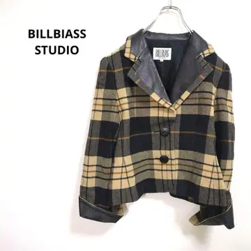 BILLBIASS STUDIO [ 9 ] 자켓 테일러드 숏 기장 양가죽