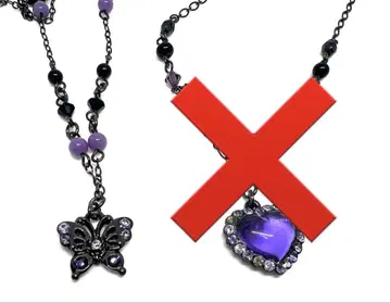 [ 중고 ] ANNA SUI (안나수이) 나비 목걸이