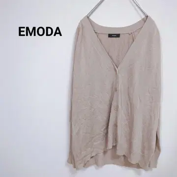 에모다 [ F ] 가디건 앙상블 겉옷 무지 얇은 소재 레이온 아크릴