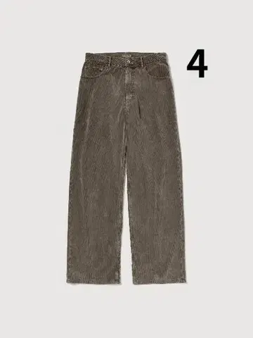 AURALEE 25AW 코듀로이 팬츠 4