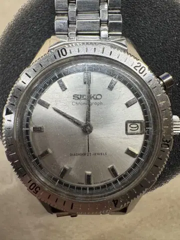 SEIKO 크로노그래프 5717-8990 수동 와인딩 남성용 손목시계